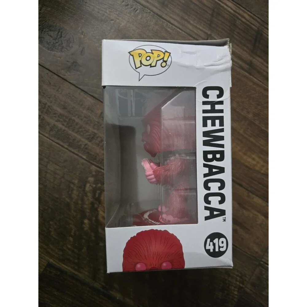 Funko Pop! Star Wars Chewbacca #419 Valentine Red Heart Figure 2020